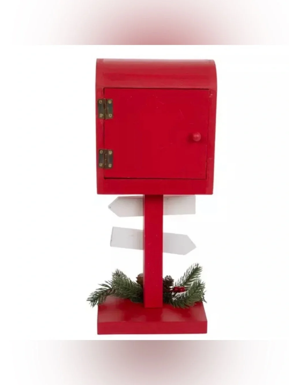 Santa Mailbox Days 'Til Christmas Countdown Calendar Santa Mail Red Countdown to
